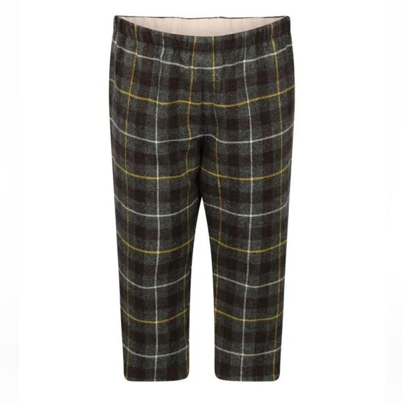 Bonpoint Dandy Green Plaid Pants, New NWT, Checkered, 18 mo